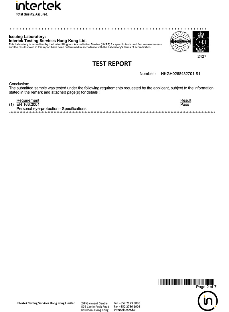 Test report 1-2
